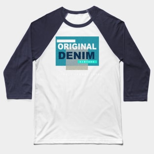 Original Denim Typography superior New York Baseball T-Shirt